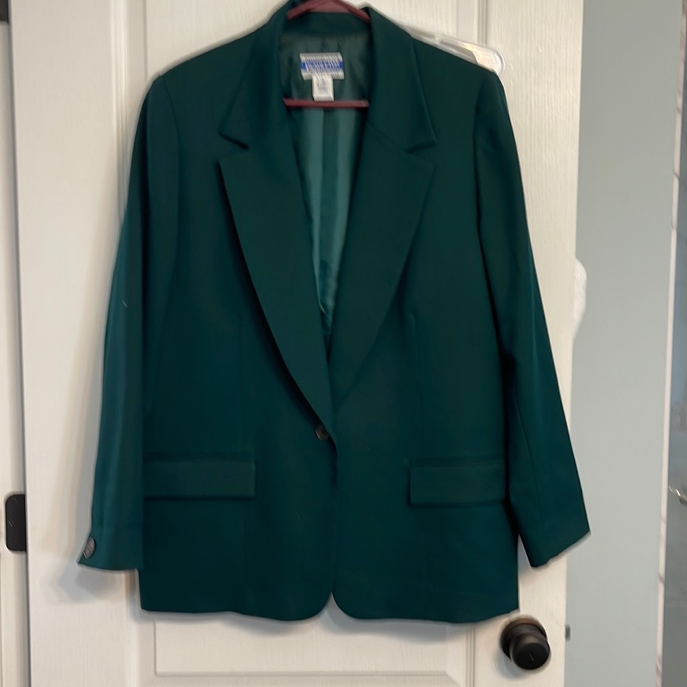 Hunter Green Pendleton Blazer